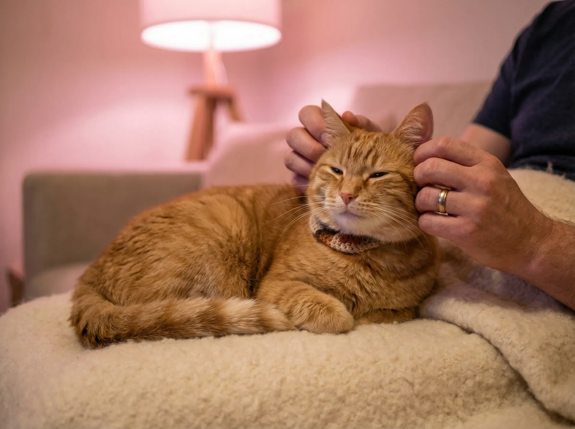 猫咪被温柔抚摸的幸福时刻 - dj火电影网